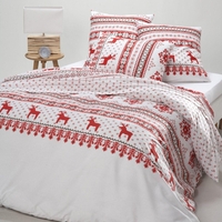 OvÃ©lis Printed Cotton Duvet Cover