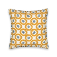 PANAMA Graphic Starburst Square Cotton Cushion Cover