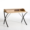 Ãpitre Oak and Metal Desk