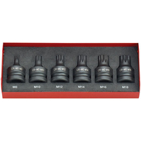 Clarke Clarke CIS12/6SB 6 Piece Impact Spline Bit Socket Set – 1/2” Drive