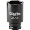 Clarke Clarke CIS36 36mm Deep Impact Socket - 1/2" Square Drive