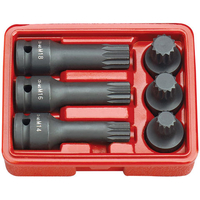 Clarke Clarke CISSB12/6S 6 piece Impact Spline Bit Socket Set – 40 and 78mm length