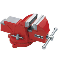 Clarke Clarke CVR5RB 125mm Workshop Vice (Swivel Base,  Red)