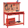 Clarke Clarke CWB-R1B Workbench with Pegboard Back Panel & Large Drawer