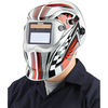 Clarke Clarke GWH6 Chequer Design Arc Activated Solar Powered Grinding/Welding Headshield