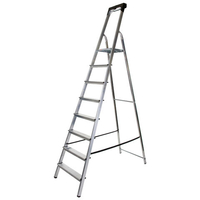 Werner Werner High Handrail Stepladder 8 Tread With Tool Tray