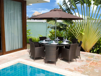 Feri 8 Chair Round Dining Set