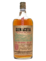 Glen Scotia 8 Year Old / Bot.1960s Campbeltown Whisky