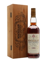 Macallan 1981 / Gran Reserva Speyside Single Malt Scotch Whisky