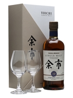 Nikka Yoichi 10 Year Old + 2 Glasses / Gift Pack Japanese Whisky